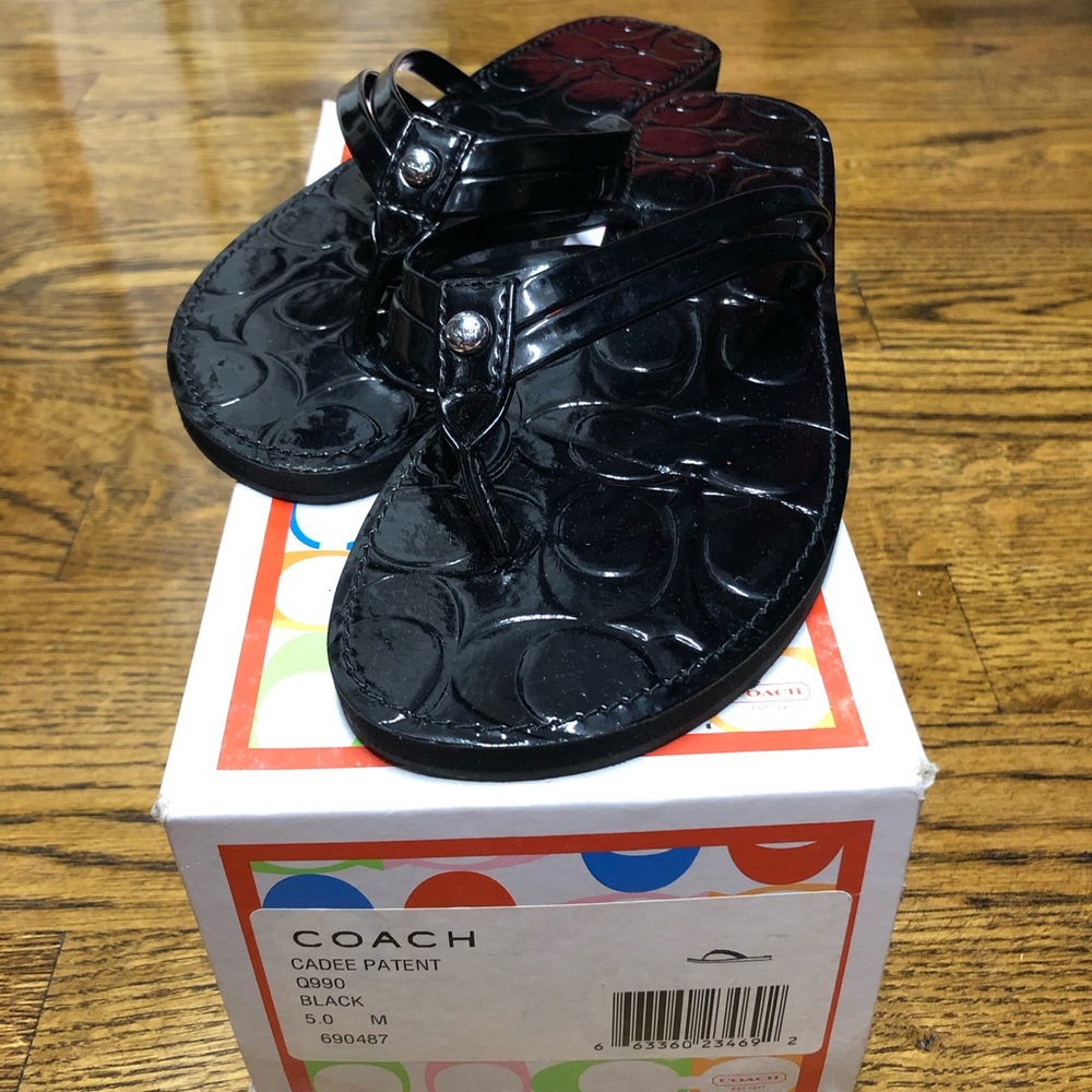 Authentic Coach sandals